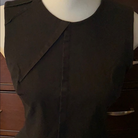 Banana Republic black stretchy sheath midi dress - Picture 2 of 4
